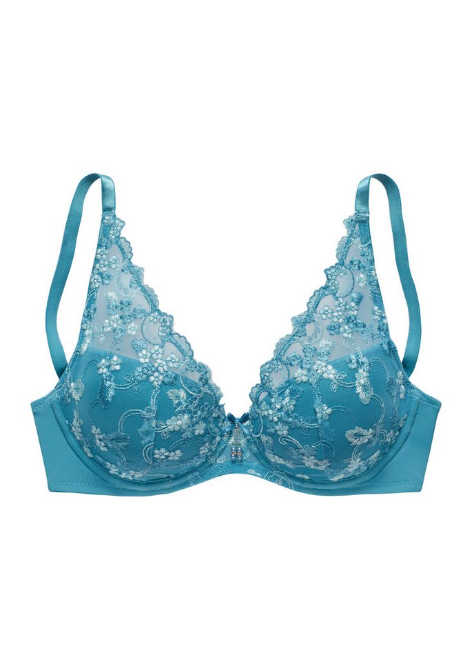LASCANA Schalen-BH, Bügel-BH, Spitzen-BH, als Dessous-Set kombinierbar in High-Apex-Schnittform, große Größen, sexy Dessous Damen – Bild 2 von 5