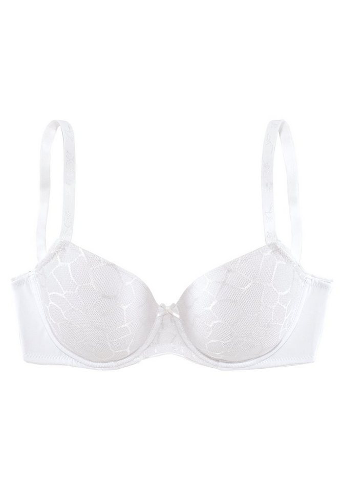 LASCANA Schalen-BH Chiara mit graphischem Netz-Muster, Dessous – ideal für große Größen – Bild 2 von 5