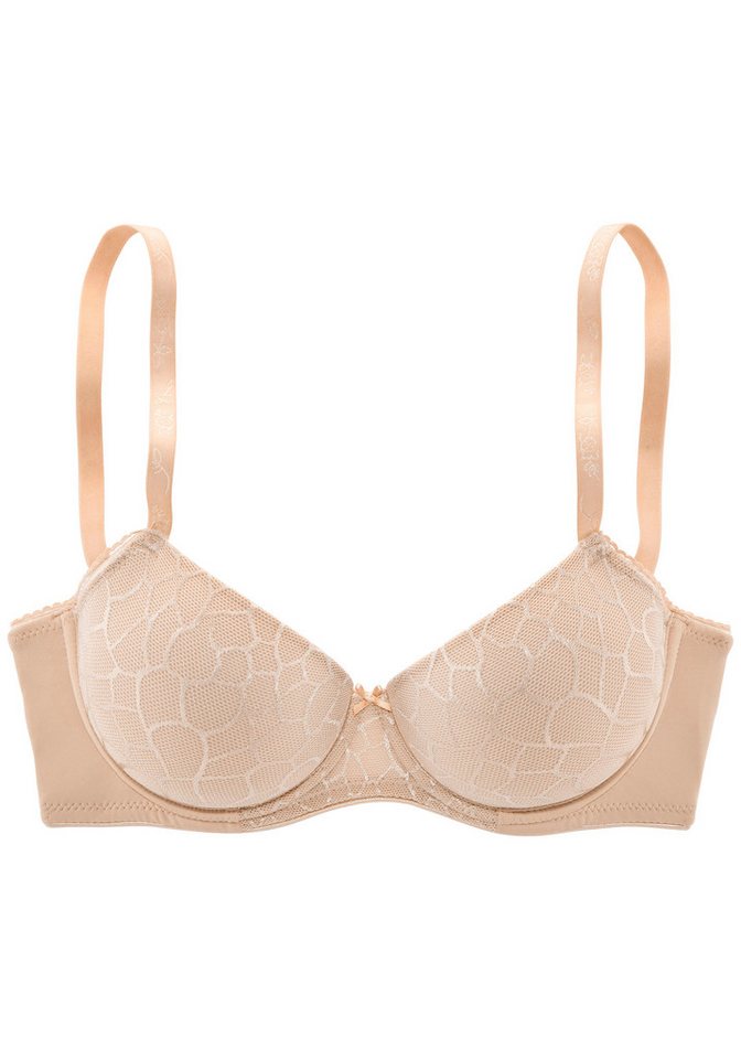 LASCANA Schalen-BH Chiara mit graphischem Netz-Muster, Dessous – ideal für große Größen – Bild 2 von 5