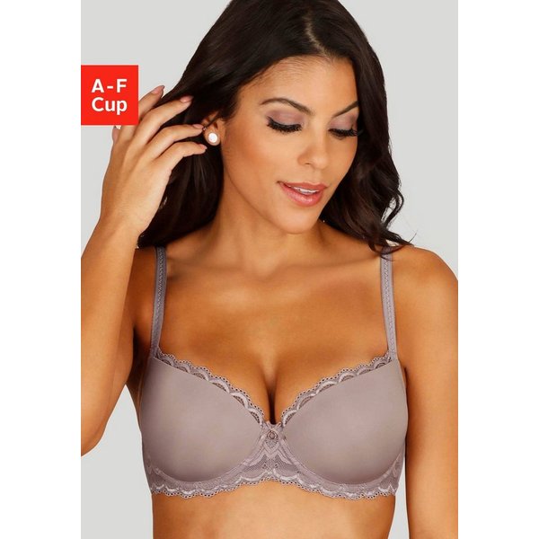 LASCANA Schalen-BH Evita mit feiner Spitzenborte, Dessous