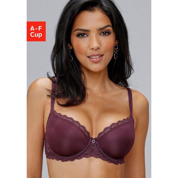 LASCANA Schalen-BH Evita mit feiner Spitzenborte, Dessous
