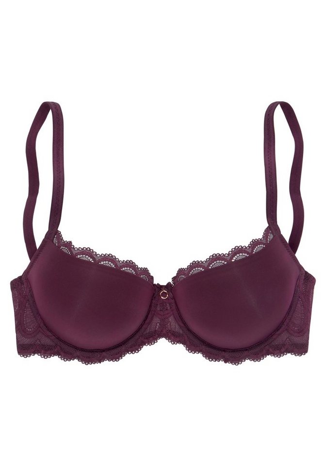 LASCANA Schalen-BH Evita mit feiner Spitzenborte, Dessous – Bild 2 von 5