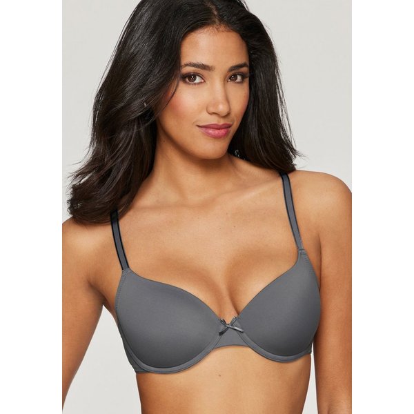 LASCANA Schalen-BH, T-Shirt-BH, Bügel-BH, Ela - perfect basic aus seidiger Microfaser, bequemer BH, große Größen
