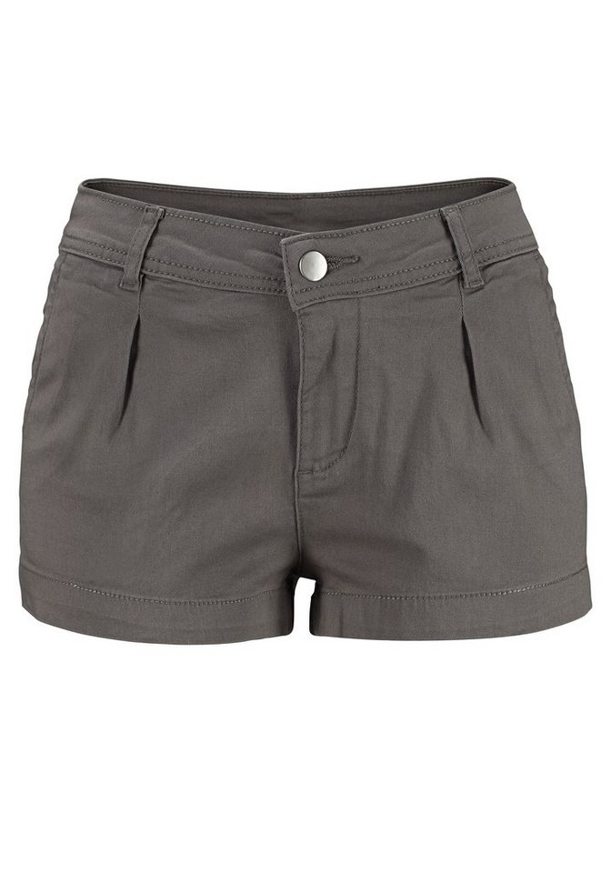 LASCANA Shorts aus elastischer, sommerlicher Baumwollware mit Taschen, kurze Hose, Freizeitlook, Sommerhose – Bild 2 von 5