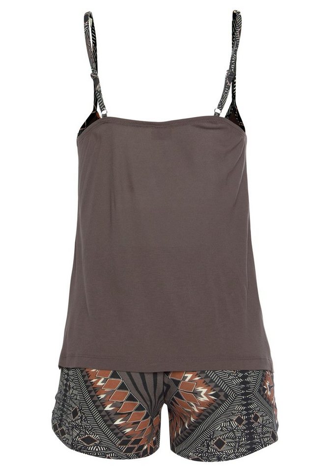 LASCANA Shorty (Set, 2 tlg) mit längenverstellbaren Spaghettiträgern – Bild 3 von 5