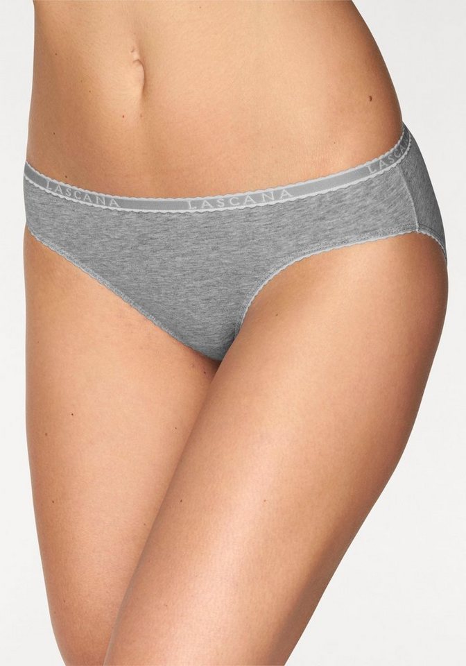 LASCANA Slip (4er-Pack) aus elastischer Baumwoll-Qualität – Bild 2 von 5