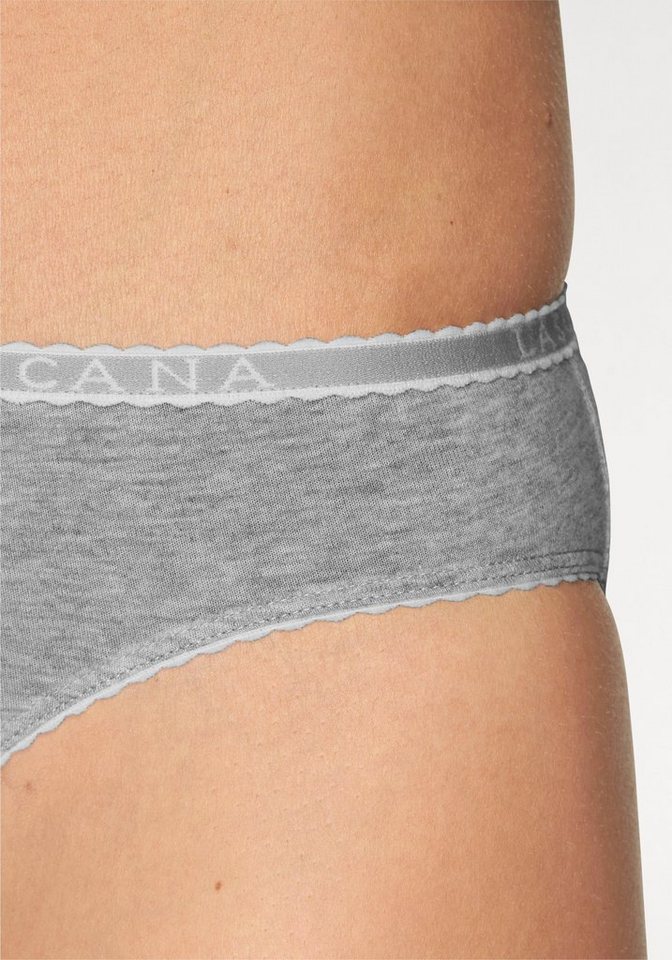 LASCANA Slip (4er-Pack) aus elastischer Baumwoll-Qualität – Bild 4 von 5