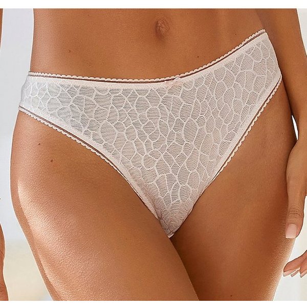 LASCANA Slip Chiara mit graphischem Netz-Muster