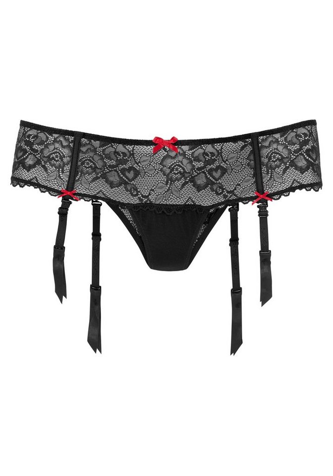 LASCANA Slip mit abnehmbaren Strapshaltern – Bild 2 von 5
