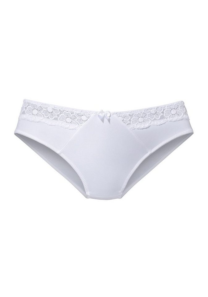 LASCANA Slip mit seitlichen Spitzeneinsätzen – Bild 2 von 5