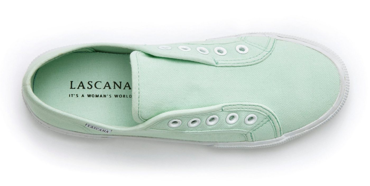 LASCANA Slip-On-Sneaker, Sneaker Slipper, Halbschuh bequem zum Reinschlüpfen VEGAN – Bild 3 von 5
