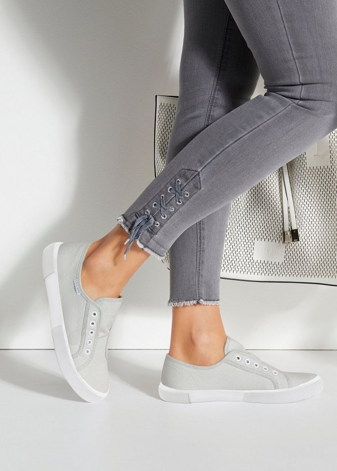 LASCANA Slip-On-Sneaker, Sneaker Slipper, Halbschuh bequem zum Reinschlüpfen VEGAN – Bild 2 von 5