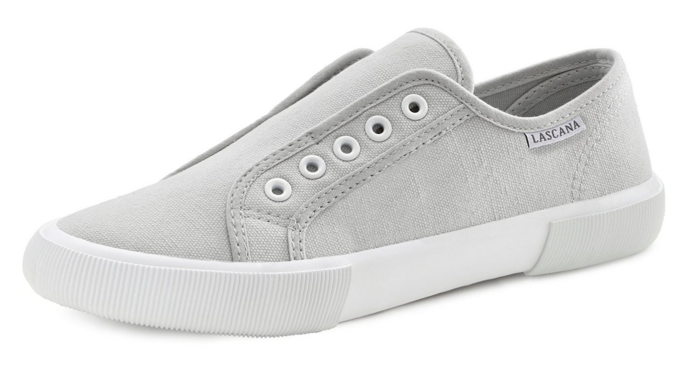LASCANA Slip-On-Sneaker, Sneaker Slipper, Halbschuh bequem zum Reinschlüpfen VEGAN – Bild 3 von 5