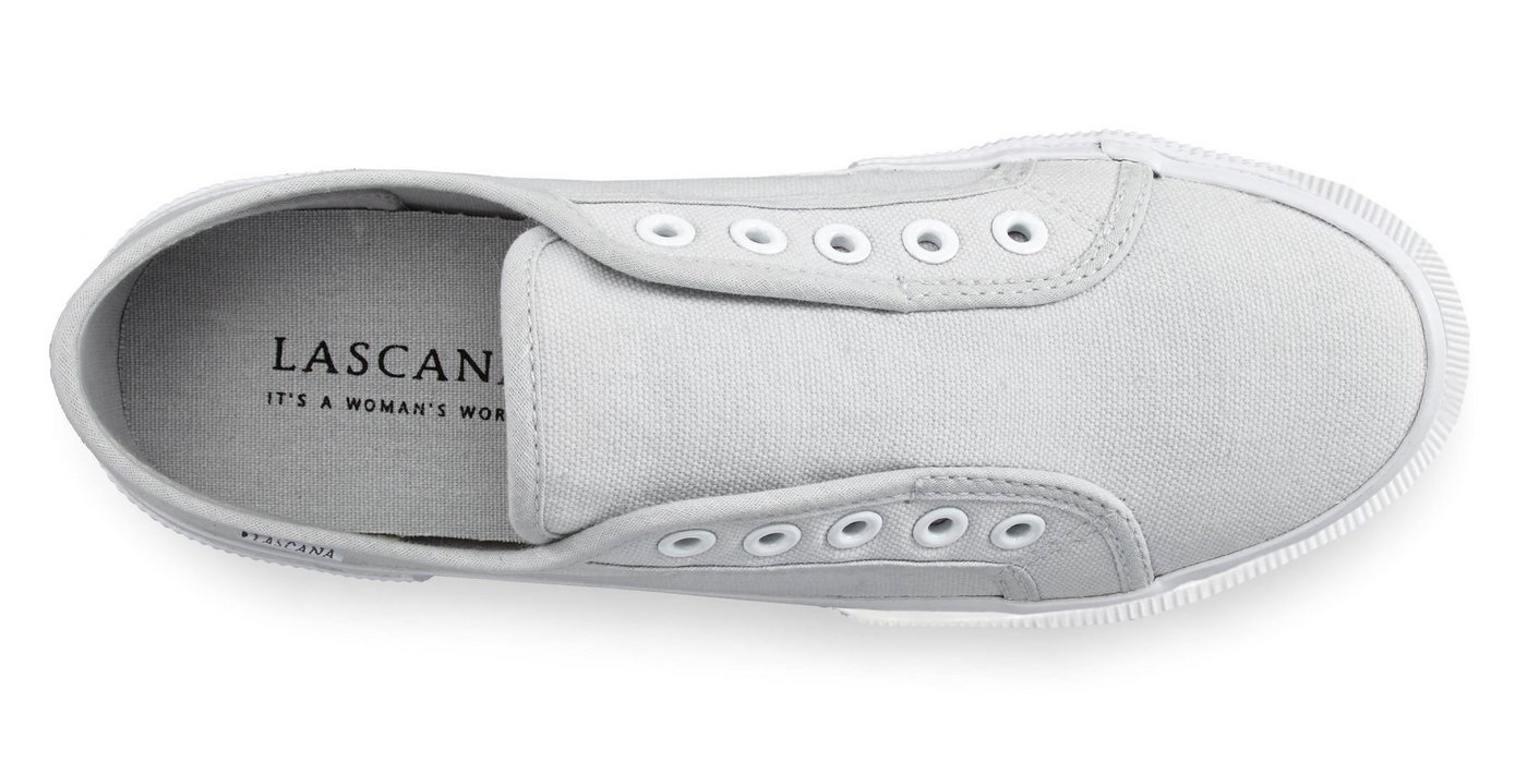 LASCANA Slip-On-Sneaker, Sneaker Slipper, Halbschuh bequem zum Reinschlüpfen VEGAN – Bild 4 von 5