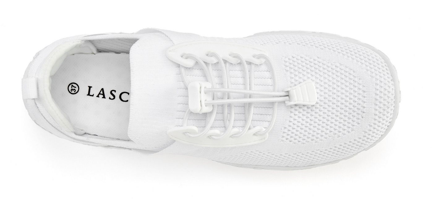 LASCANA Slip-On-Sneaker, Sommer Sneaker, Sneaker Freizeitschuh, Halbschuh superleicht, flache flexible Sohle VEGAN – Bild 3 von 4