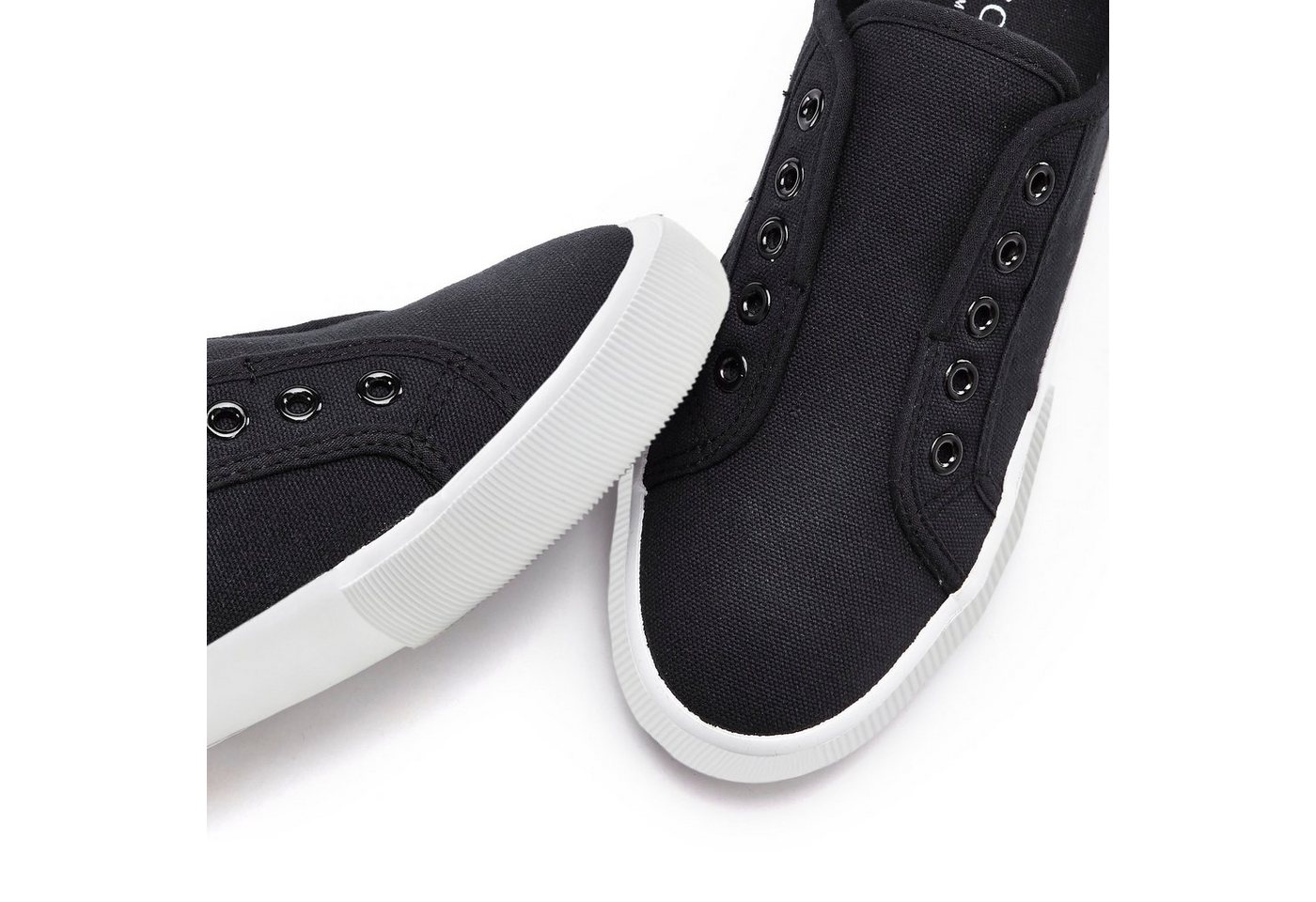 LASCANA Slip-On-Sneaker, Sneaker Slipper, Halbschuh bequem zum Reinschlüpfen VEGAN – Bild 5 von 5