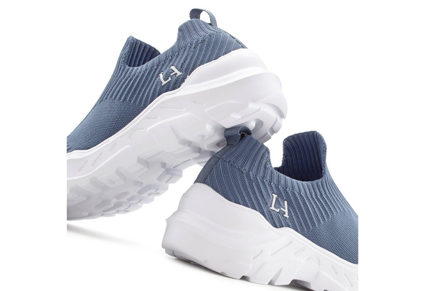 LASCANA Slip-On-Sneaker, Sneaker Halbschuh, Slipper, Freizeitschuh zum Reinschlüpfen VEGAN – Bild 5 von 5