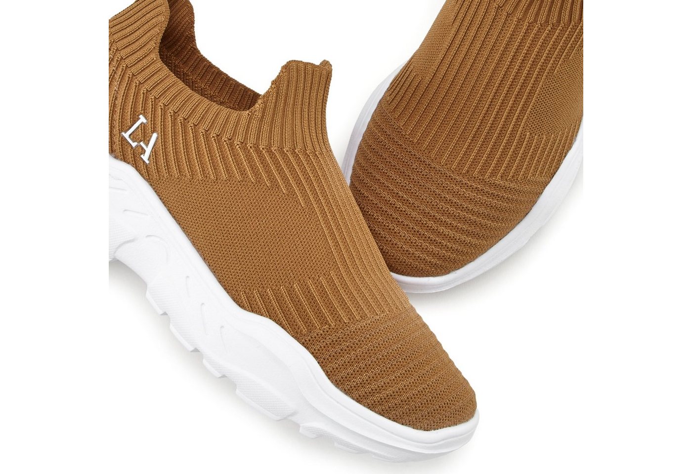 LASCANA Slip-On-Sneaker, Sneaker Halbschuh, Slipper, Freizeitschuh zum Reinschlüpfen VEGAN – Bild 5 von 5