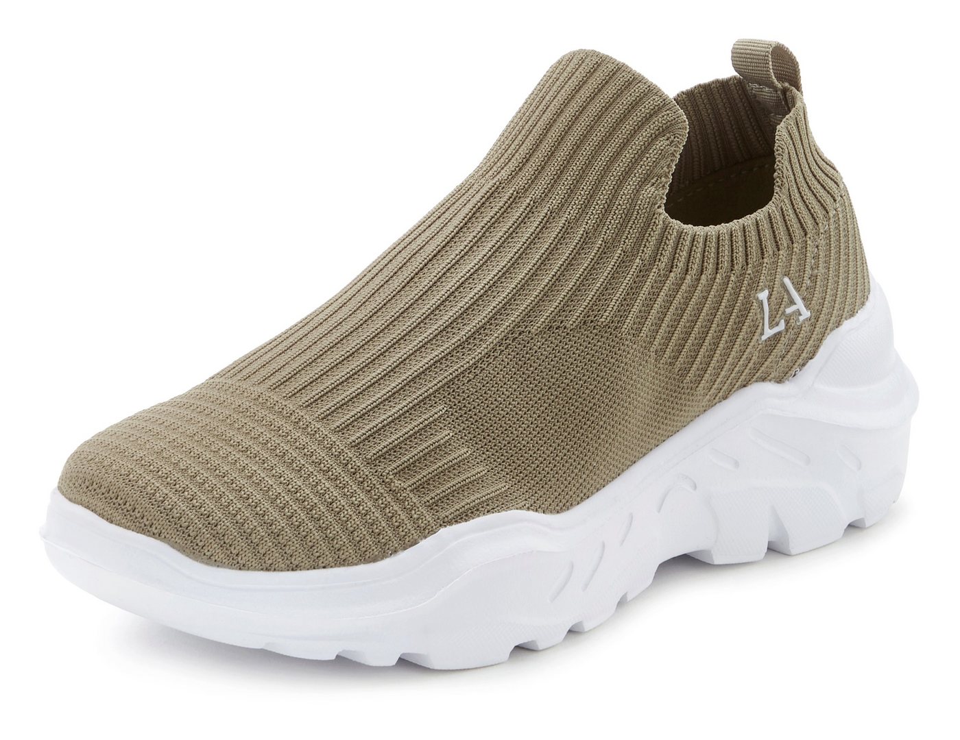 LASCANA Slip-On-Sneaker, Sneaker Halbschuh, Slipper, Freizeitschuh zum Reinschlüpfen VEGAN – Bild 2 von 5