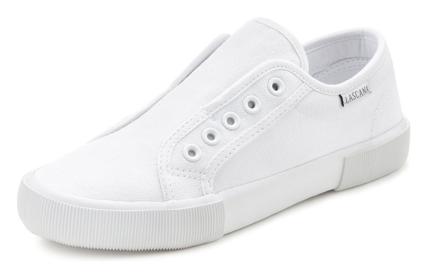LASCANA Slip-On-Sneaker, Sneaker Slipper, Halbschuh bequem zum Reinschlüpfen VEGAN – Bild 3 von 5