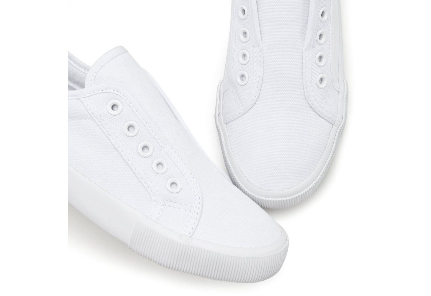 LASCANA Slip-On-Sneaker, Sneaker Slipper, Halbschuh bequem zum Reinschlüpfen VEGAN – Bild 4 von 5