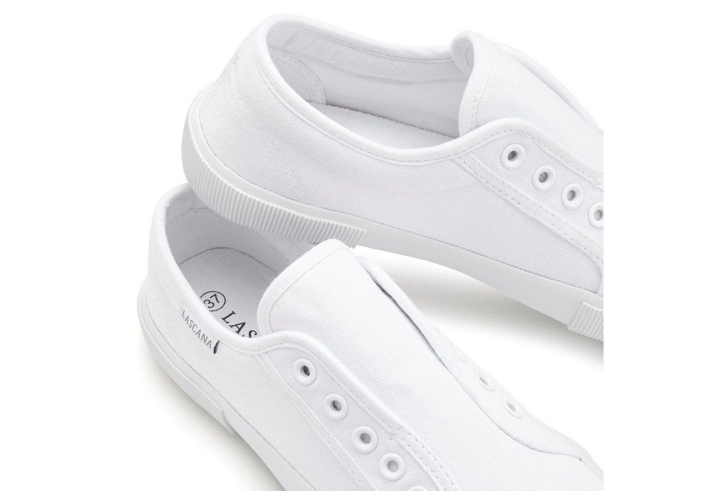 LASCANA Slip-On-Sneaker, Sneaker Slipper, Halbschuh bequem zum Reinschlüpfen VEGAN – Bild 5 von 5