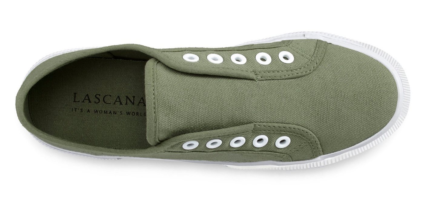 LASCANA Slip-On-Sneaker, Sneaker Slipper, Halbschuh bequem zum Reinschlüpfen VEGAN – Bild 3 von 5