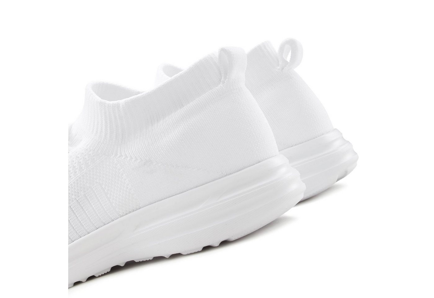 LASCANA Slipper, Halbschuh, Turnschuhe, Slip-On-Sneaker, bequem, Sneaker zum Reinschlüpfen mit elastischen Schnürbändern ultraleicht VEGAN – Bild 5 von 5