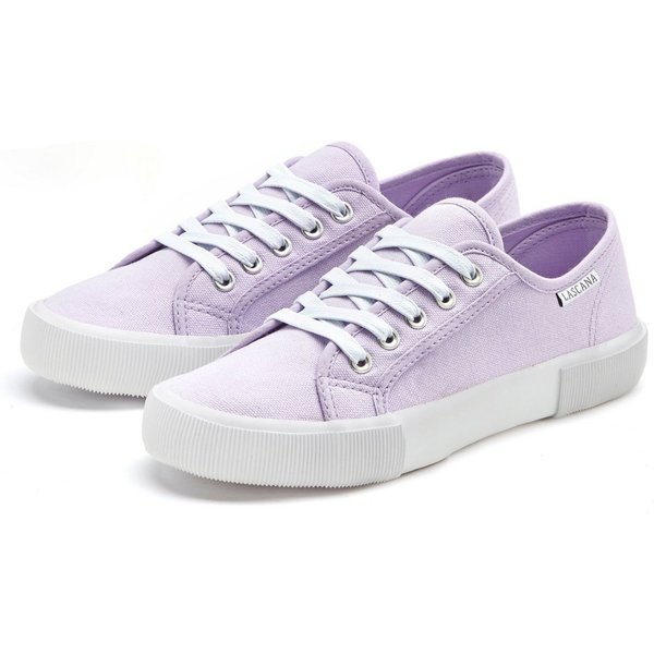LASCANA Sneaker aus Textil, Schnürhalbschuh, Freizeitschuh, Turnschuh