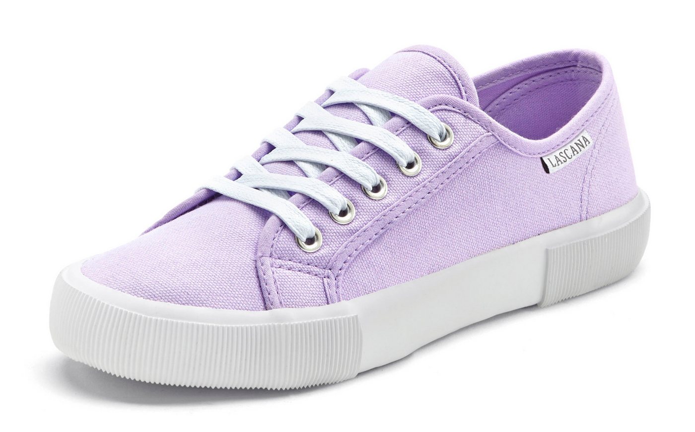 LASCANA Sneaker aus Textil, Schnürhalbschuh, Freizeitschuh, Turnschuh – Bild 2 von 5