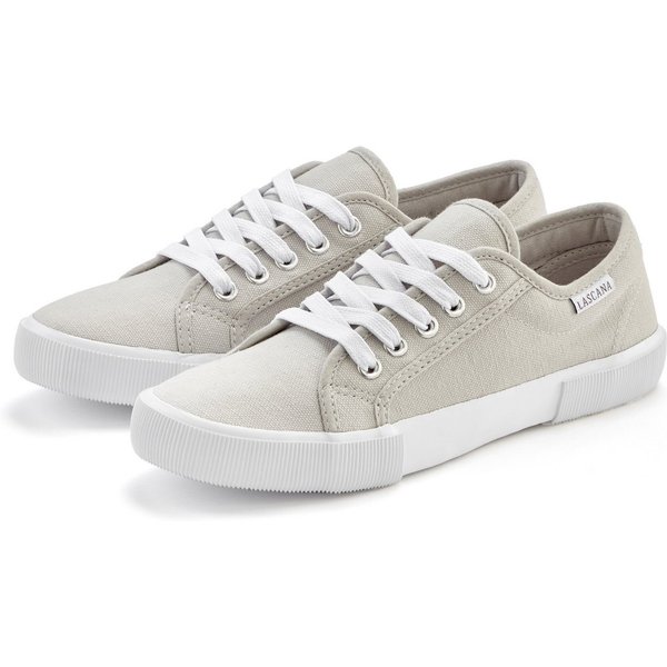 LASCANA Sneaker aus Textil, Schnürhalbschuh, Freizeitschuh, Turnschuh
