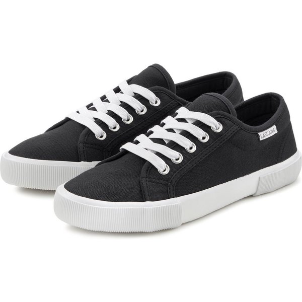 LASCANA Sneaker aus Textil, Schnürhalbschuh, Freizeitschuh, Turnschuh