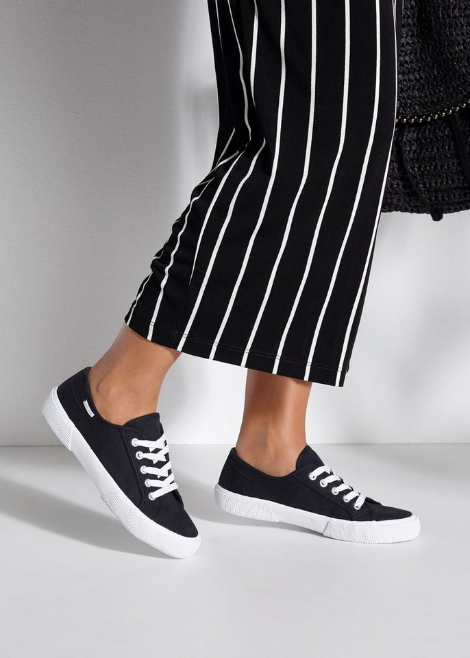 LASCANA Sneaker aus Textil, Schnürhalbschuh, Freizeitschuh, Turnschuh – Bild 2 von 5