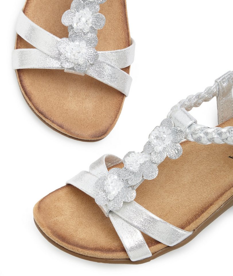 LASCANA Sommerschuh, Sandalette, offener Schuh, Sandale mit eleganten Schmucksteinchen und elastischem Riemchen – Bild 4 von 5