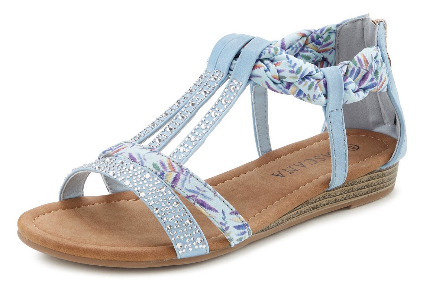 LASCANA Sommerschuh, Sandalette, offener Schuh, Sandale mit aufwendiger Verzierung VEGAN – Bild 2 von 5