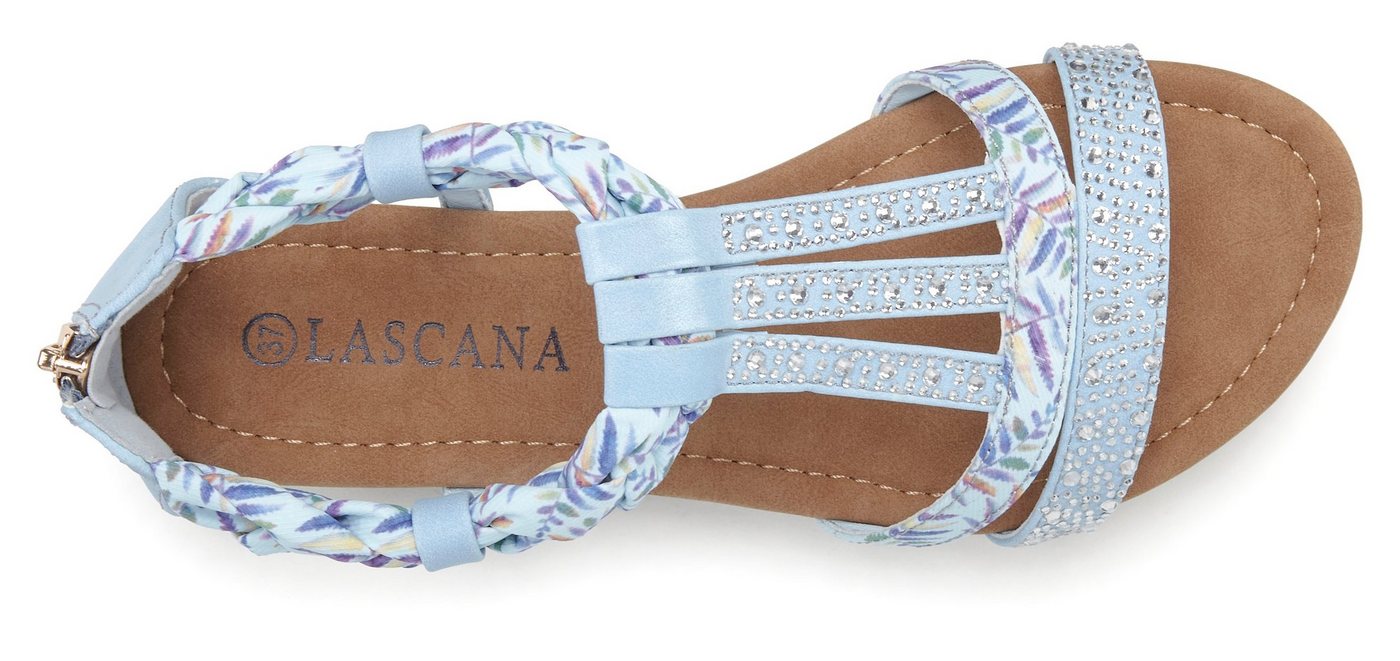 LASCANA Sommerschuh, Sandalette, offener Schuh, Sandale mit aufwendiger Verzierung VEGAN – Bild 3 von 5
