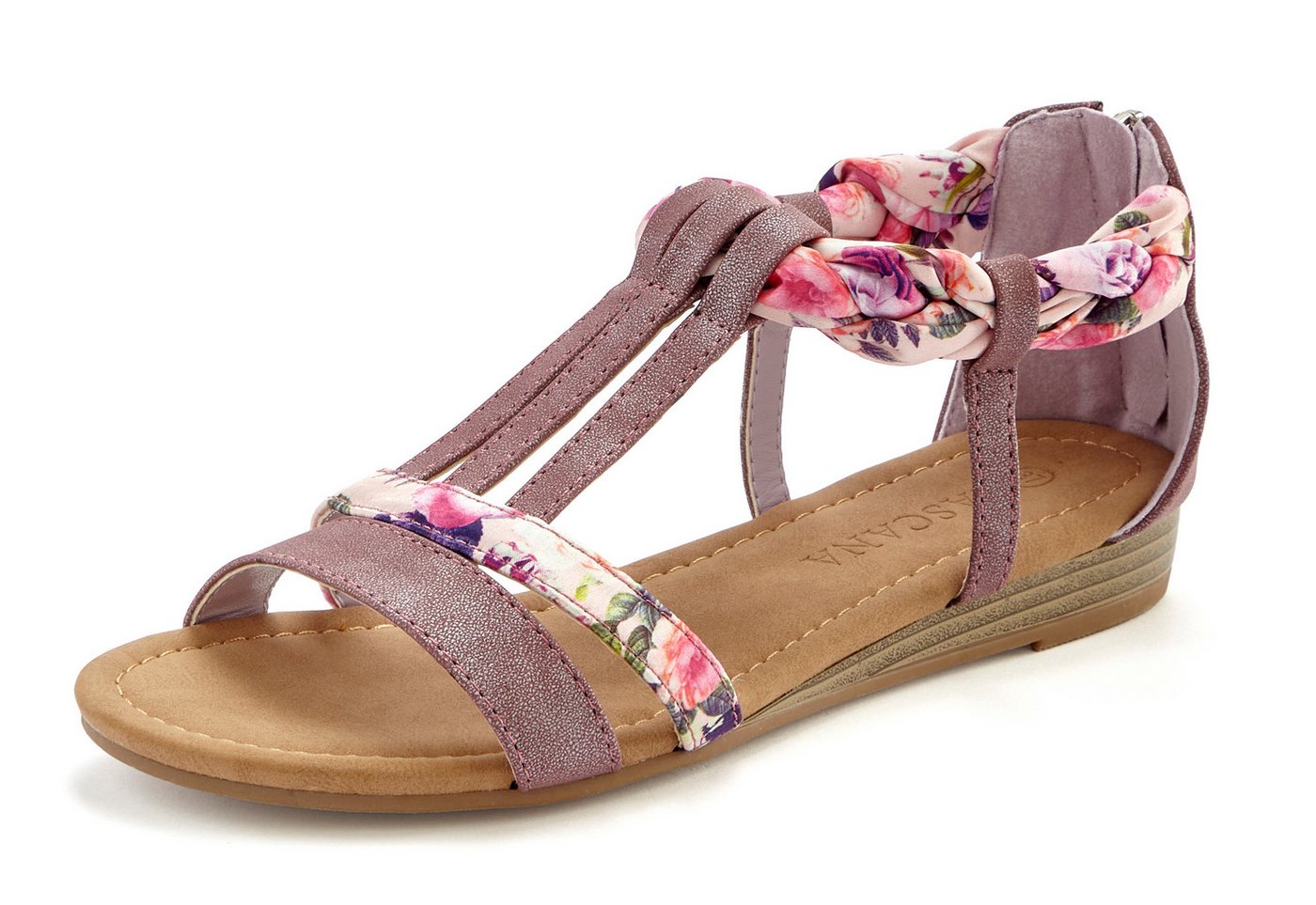 LASCANA Sommerschuh, Sandalette, offener Schuh, Sandale mit aufwendiger Verzierung VEGAN – Bild 2 von 5