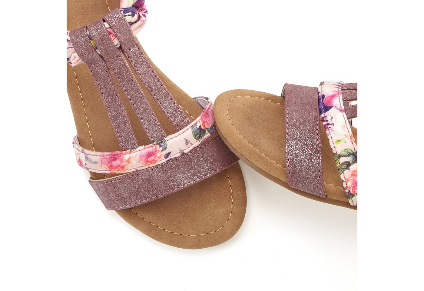 LASCANA Sommerschuh, Sandalette, offener Schuh, Sandale mit aufwendiger Verzierung VEGAN – Bild 4 von 5