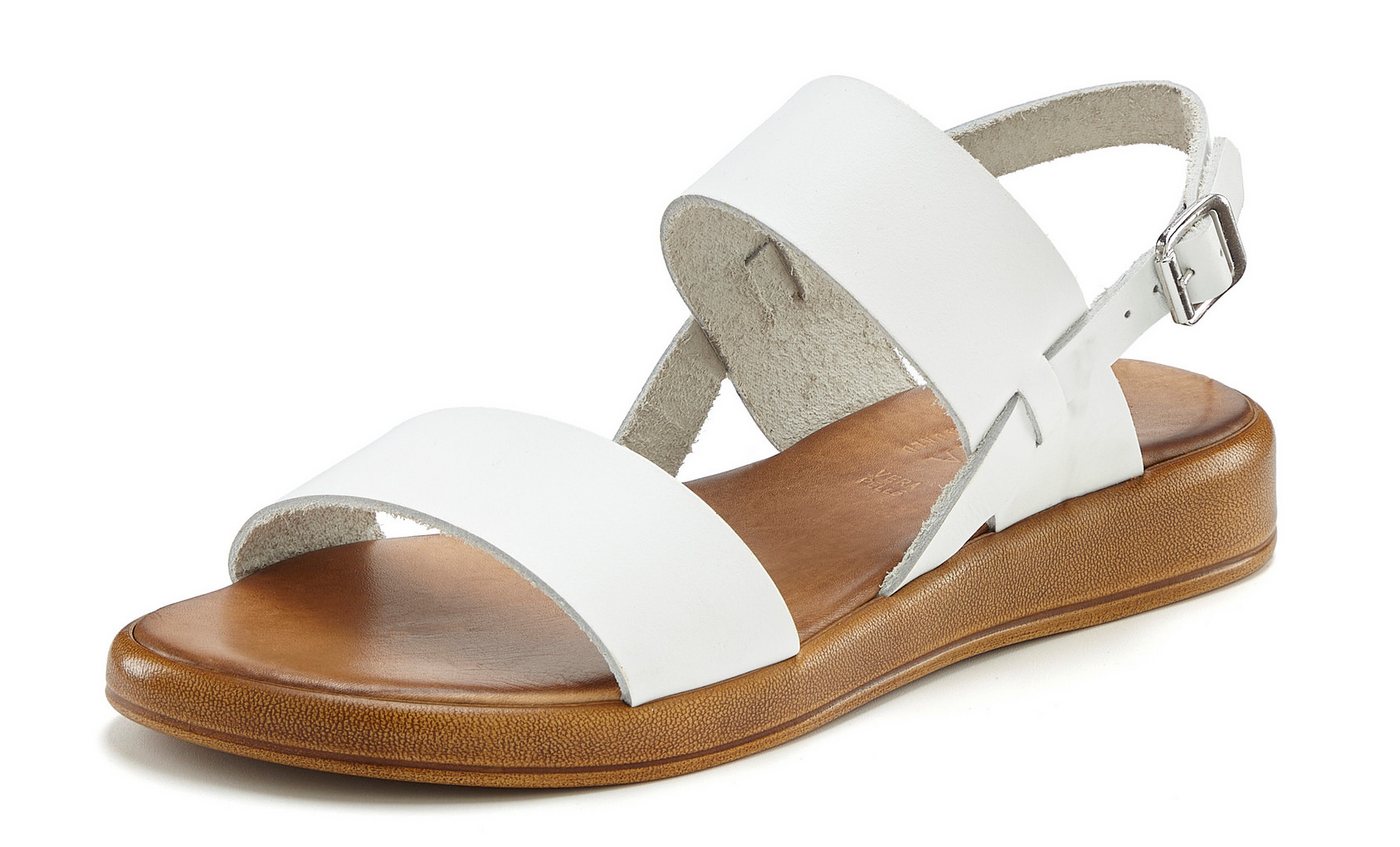 LASCANA Sommerschuh, Riemchensandale, offener Schuh Sandale aus Leder – Bild 2 von 5
