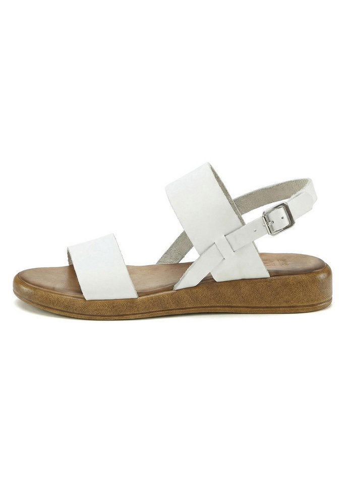 LASCANA Sommerschuh, Riemchensandale, offener Schuh Sandale aus Leder – Bild 3 von 5