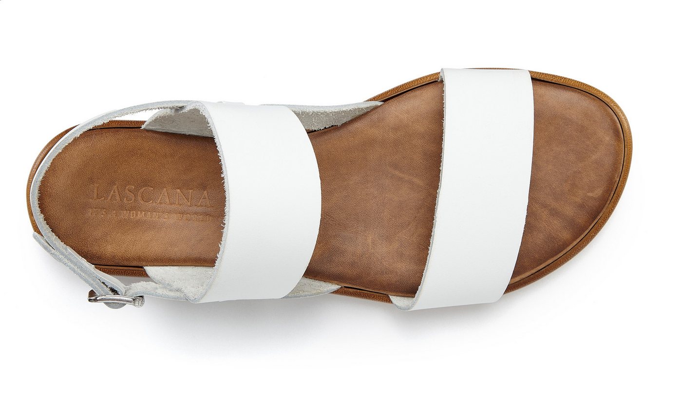 LASCANA Sommerschuh, Riemchensandale, offener Schuh Sandale aus Leder – Bild 4 von 5