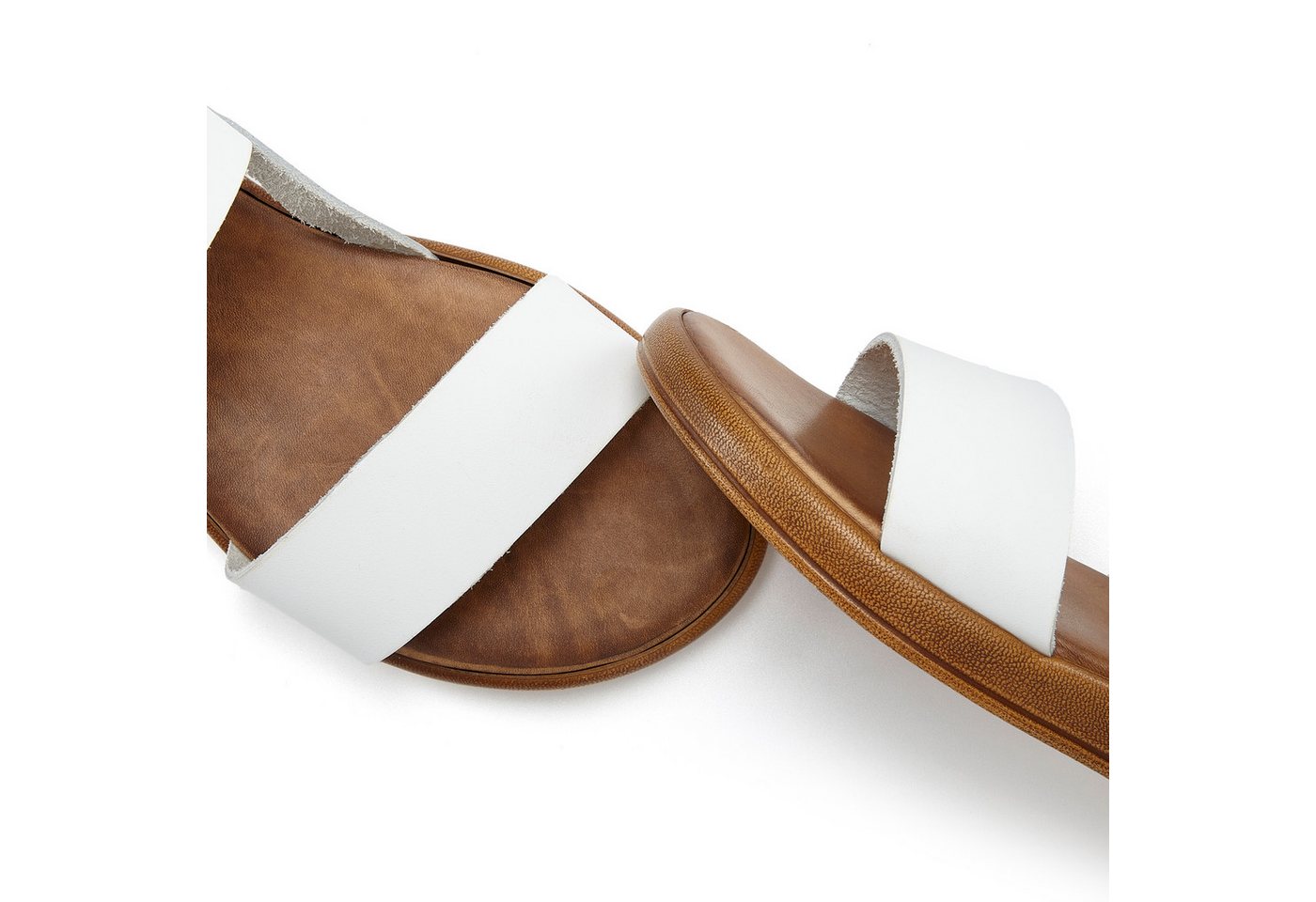 LASCANA Sommerschuh, Riemchensandale, offener Schuh Sandale aus Leder – Bild 5 von 5