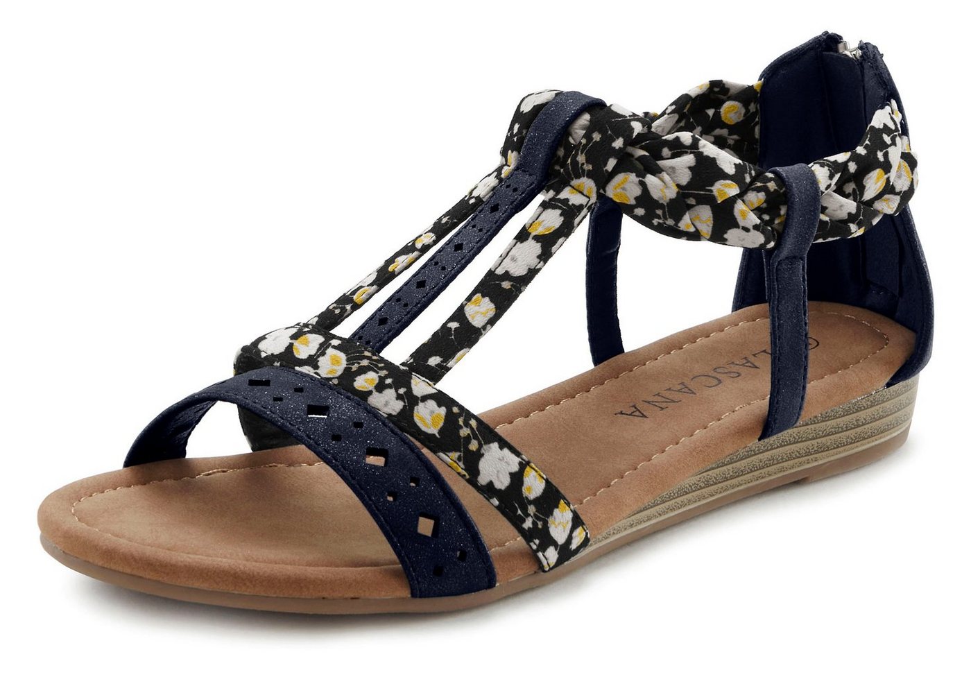 LASCANA Sommerschuh Sandale Sandalette, Sommerschuh mit Riemchen im Festival-Look VEGAN – Bild 2 von 5