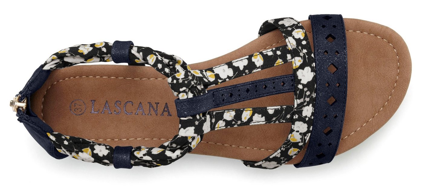 LASCANA Sommerschuh Sandale Sandalette, Sommerschuh mit Riemchen im Festival-Look VEGAN – Bild 3 von 5