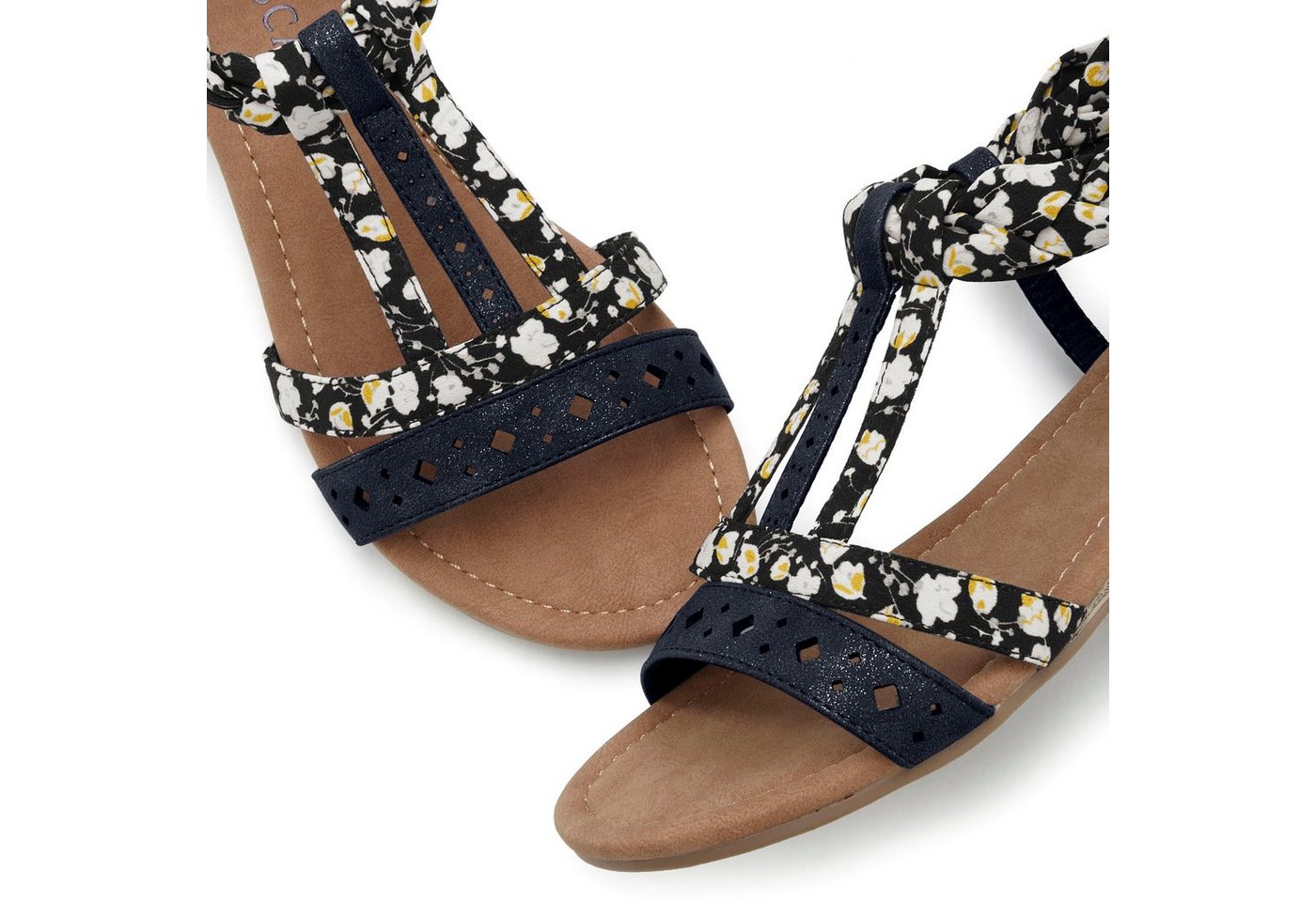 LASCANA Sommerschuh Sandale Sandalette, Sommerschuh mit Riemchen im Festival-Look VEGAN – Bild 4 von 5