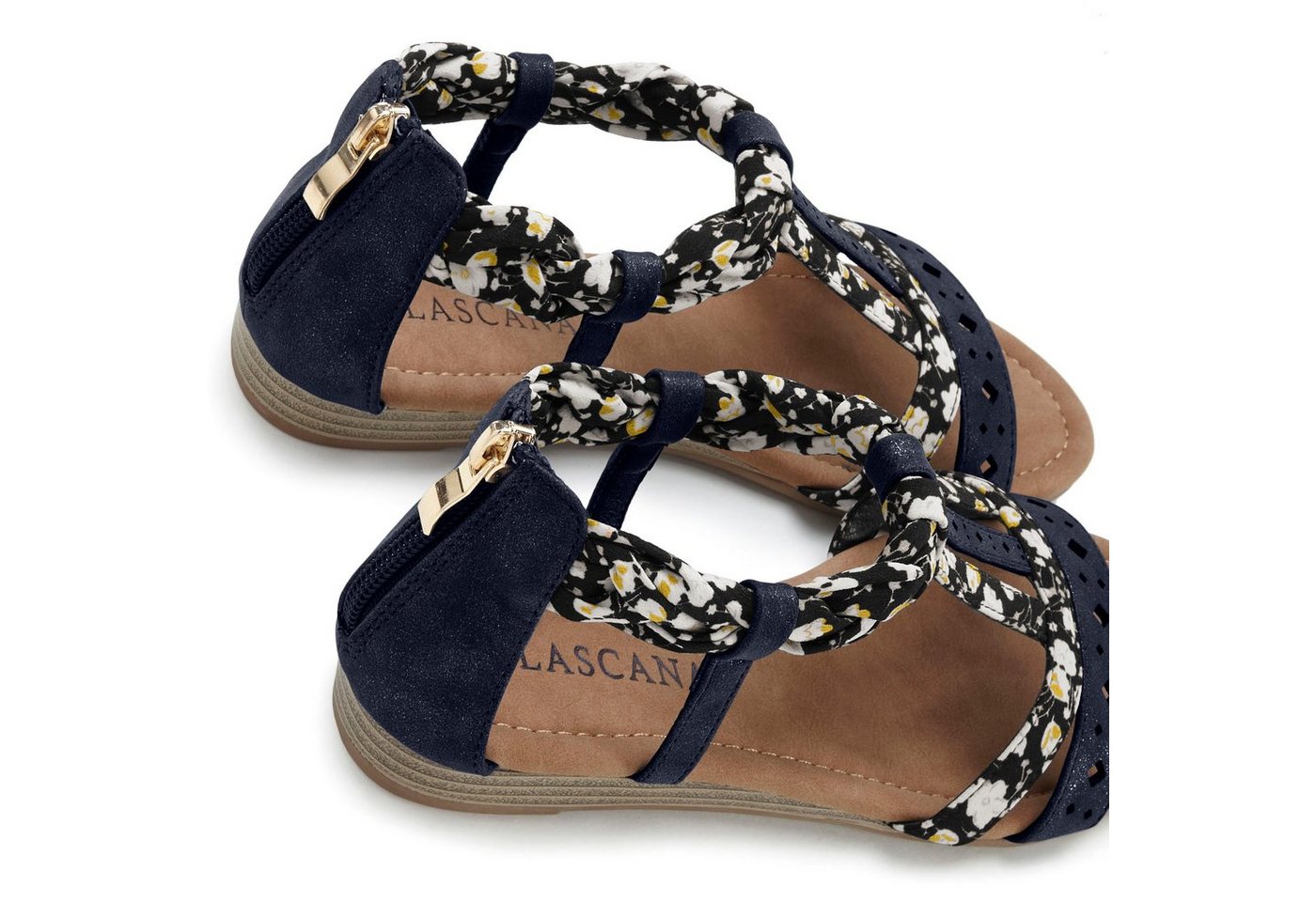 LASCANA Sommerschuh Sandale Sandalette, Sommerschuh mit Riemchen im Festival-Look VEGAN – Bild 5 von 5