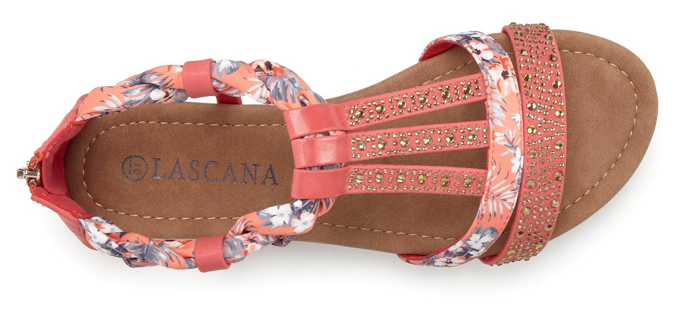 LASCANA Sommerschuh, Sandalette, offener Schuh, Sandale mit aufwendiger Verzierung VEGAN – Bild 4 von 5