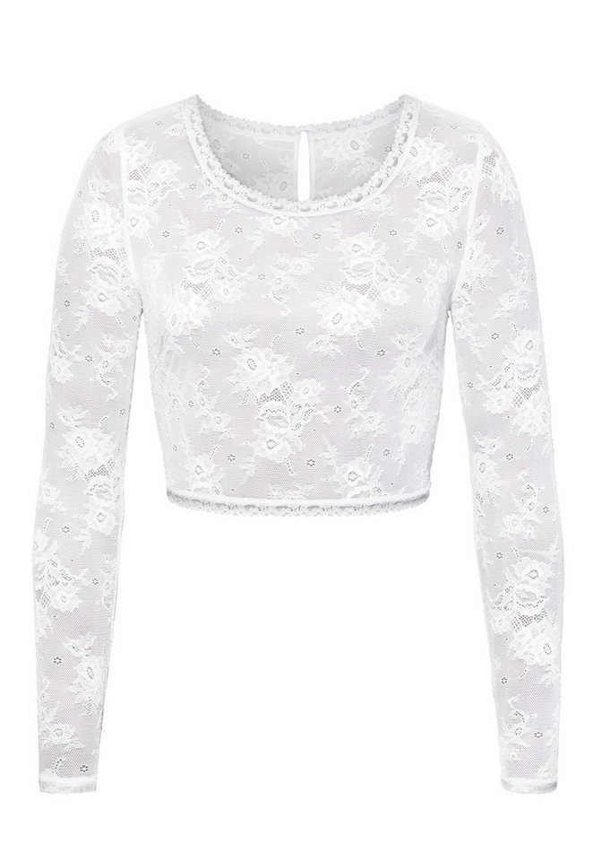 LASCANA Spitzentop mit langen Ärmeln – feminin, elegant und ideal zu kombinieren – Bild 2 von 5