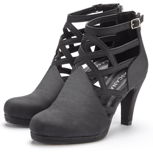 LASCANA Stiefel, Boots, Stiefelette mit Cut-Outs VEGAN
