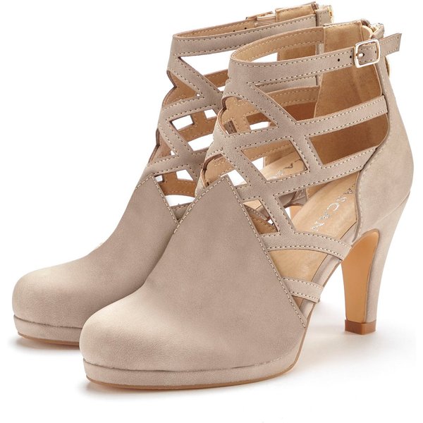 LASCANA Stiefel, Boots, Stiefelette mit Cut-Outs VEGAN